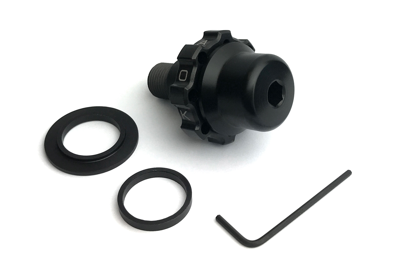 Kaoko motorcycle Cruise Control for Yamaha Majesty ('13-'14) | MT-07 ('15-'23) | MT-09 ('14-'18) | MT-09 Sport Tracker ('19-'20) | MT-09 Street Rally ('14-'17) | MT-10 / SP ('16-'23) | Niken ('18-'19) | T-Max 560 ('20-'22) | XSR900 ('16-'17) | MT-125 ('21-'23) | XSR700 ('16-'23) - with OEM bar-end weights